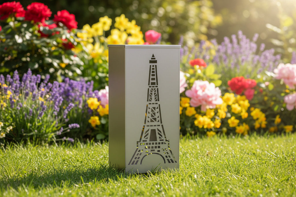 Dekosäule / Metallsäule "Eifelturm"