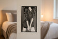 Wandkunst Metall "Lady mit Shirt"