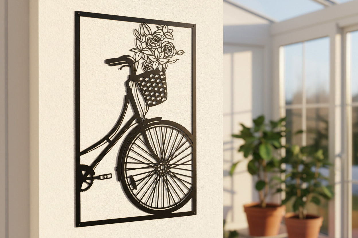 Wandkunst Metall "Fahrrad"
