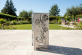 Dekosäule / Metallsäule "Rosenranken"