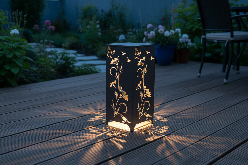 Dekosäule / Metallsäule "Sommerzeit"
