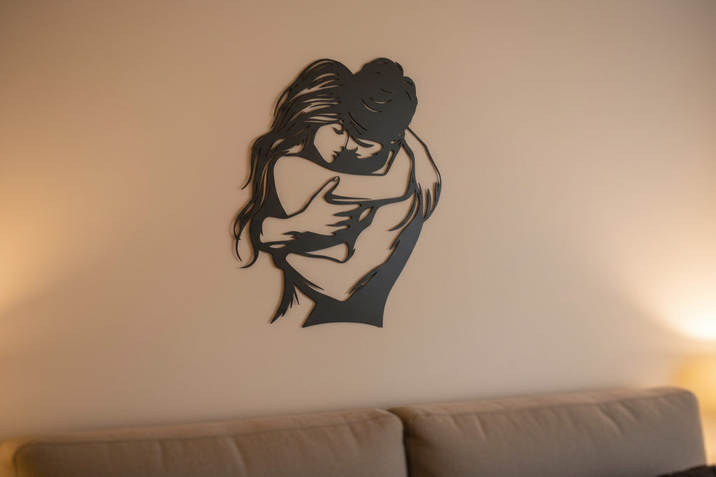 Wandkunst Metall "Urarmung"