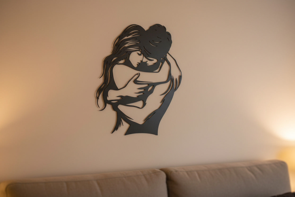 Wandkunst Metall "Urarmung"