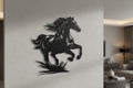 Wandkunst Metall "galoppierendes Pferd"