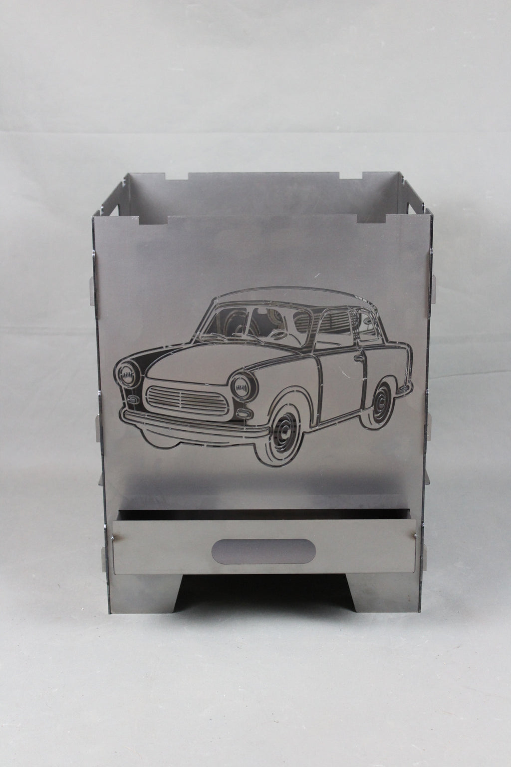 Feuerkorb "Trabi" mit Ascheschublade