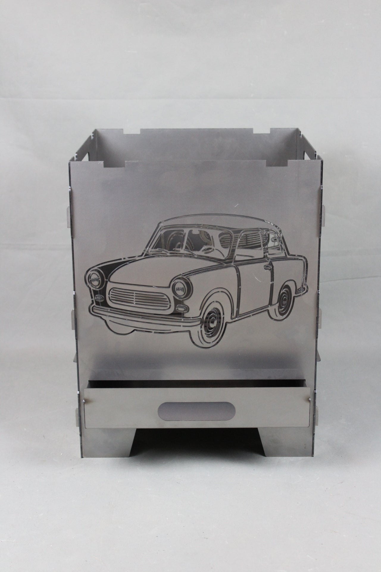 Feuerkorb "Trabi" mit Ascheschublade