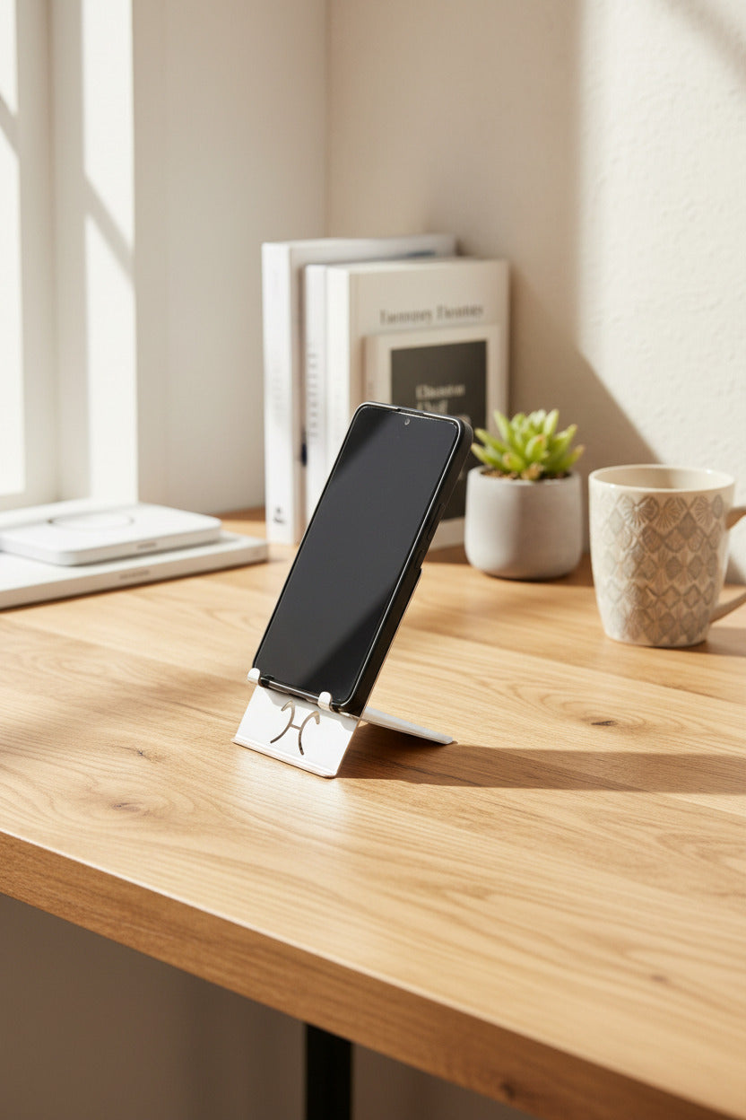 Smartphone Ständer "Hannoveraner" aus Edelstahl