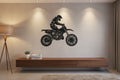 Wandkunst Metall "Motocross"